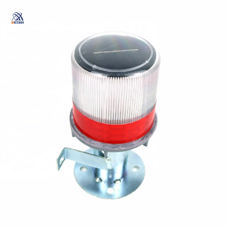 Barricade Solar LED Beacon Light Waterproof Blinking Amber LED Strobe Traffic Cone Flashing Warning Light