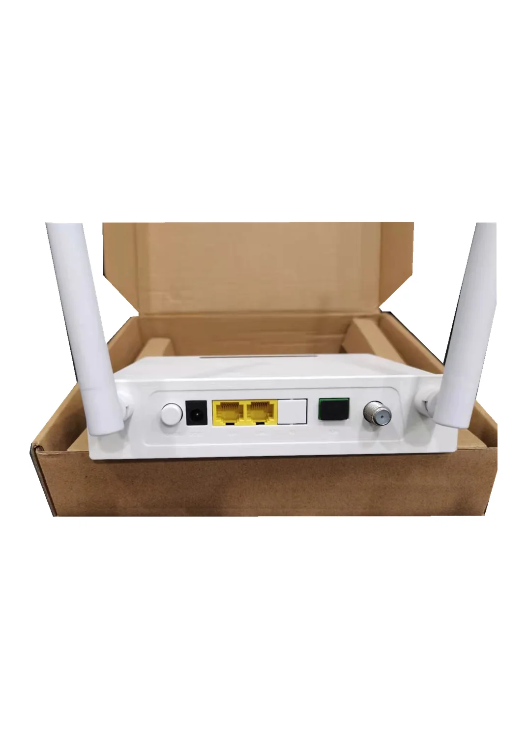 New ONT ONU XPON 1GE+1FE+WiFi ONU ONT for FTTH modem,ont Termina English version no power for OLT