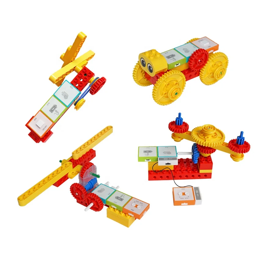 STEM Logic Thinking Training Electric Circuits Building Blocks Toy Interlocking Electricity Exploration Building Kits for Kids