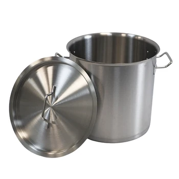 Good Quality large Thickened Straight stainless steel stockpot soup pot soup pail for restaurant 2024 hot sale