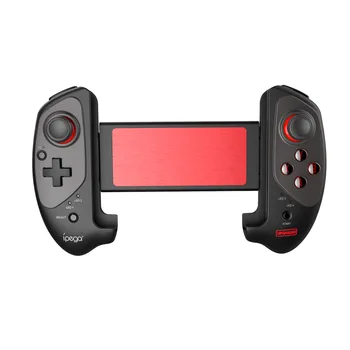 PG9083S Red Bat Wireless Game Controller with Stretch Handle Direct Connect for Android & IOS