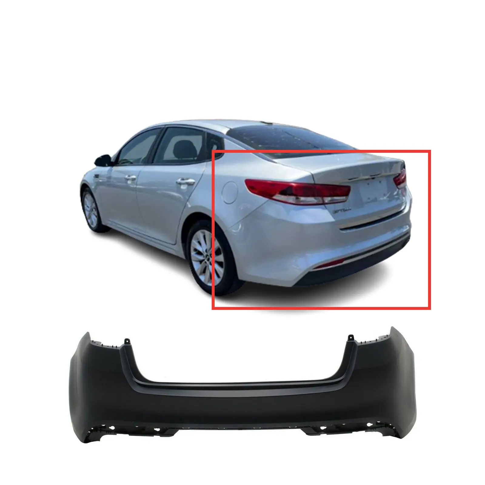 auto parts car bumpers accessories rear bumper cover for KIA optima EX LX SX SXL 2016 2017 2018 86611-D4010