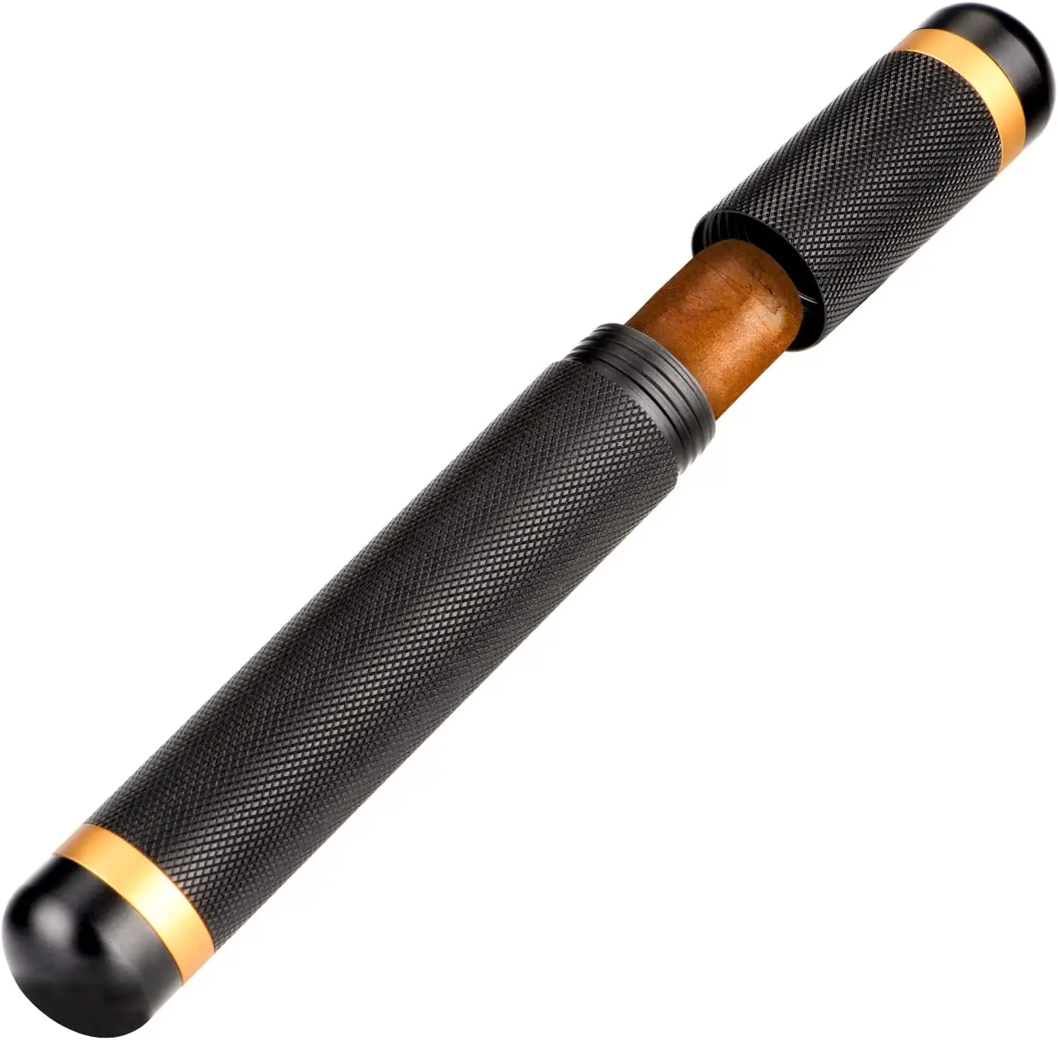 Single Cigar Tube, Mini Single Tube Portable Cigar Moisturizing Tube, Metal For Your Friends Or - View #4