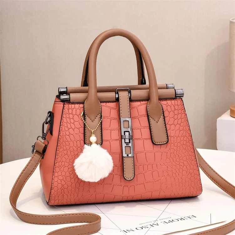 Pu Leather New Fashion Lady Tote Shoulder Bag Trend Korean