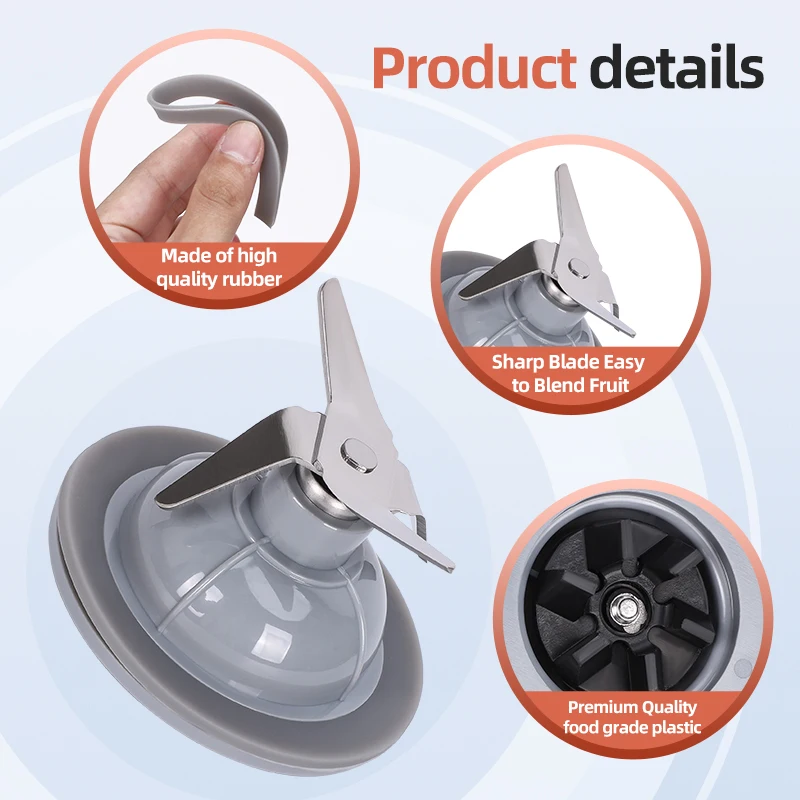 BL1900 Blender Blade and Gasket Replacement Parts Compatible with Black-Decke