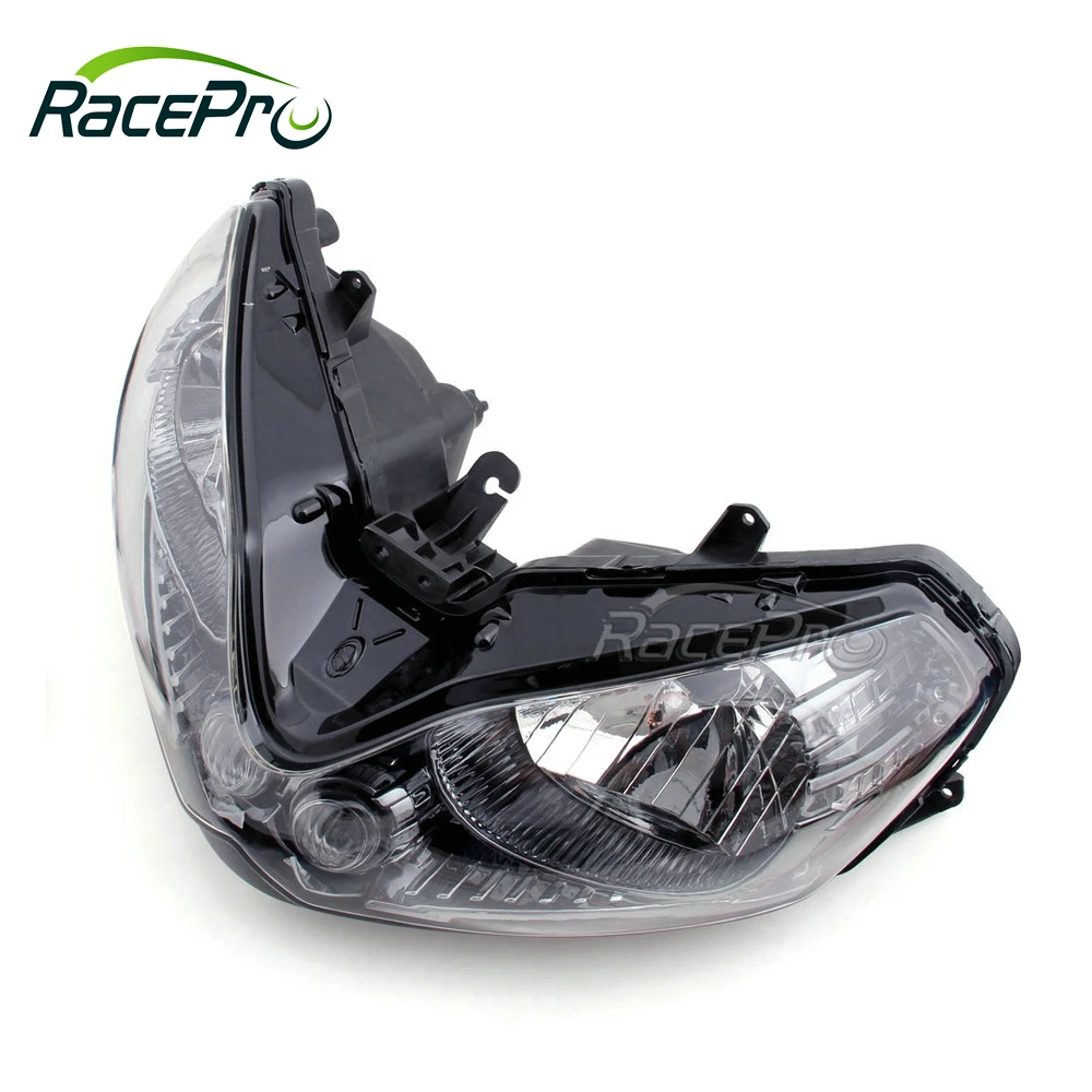 RACEPRO Custom Motor Complete Headlight Assembly for Kawasaki 1400 GTR, Concours 14, ZG1400 (2008-2011)