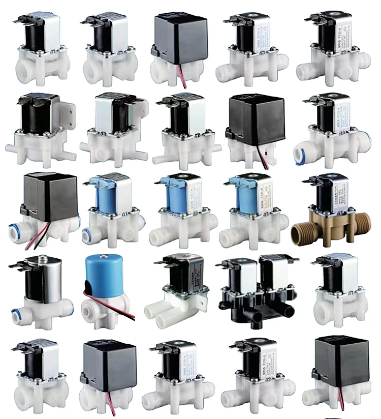 Ro System Water Dispenser Inlet Flow Switch 1/4" Dc 12v 24v Water Solenoid Valve Buy Ro Water