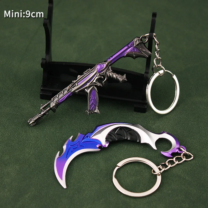 Valorant Knife Valorant Keychain Toys Valorant Gun Model Key Chains
