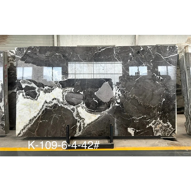 현대적인 인테리어 디자인을 위한 칼라카타 블랙 대리석, 주방 및 욕실 리노베이션, 별장용 광택 처리된 흑백 텍스처 석재