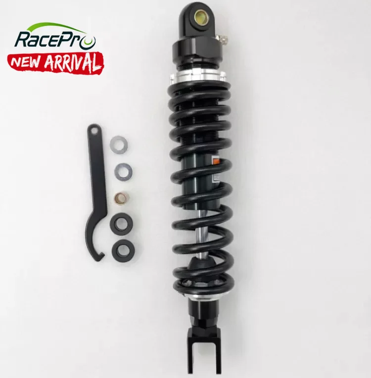 Racepro Universal 10Mm Spring 490Mm 500Mm Motorcycle Shock Absorber Clevis 23Mm 27Mm 30Mm 33Mm for Honda Yamaha Kawasaki Atv