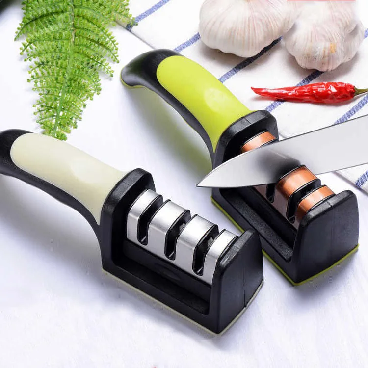 1pcs Knife Sharpening Artifact Multifunctional Household Quick Whetstone  Manual Kitchen Special Fine Grinding Kitchen Knife Scissors Sharpening Tool