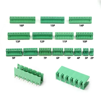 2 pins to 10 pins terminal block connector 5.08mm pitch pcb terminal blocks 508 pluggable terminal blocks for PCB