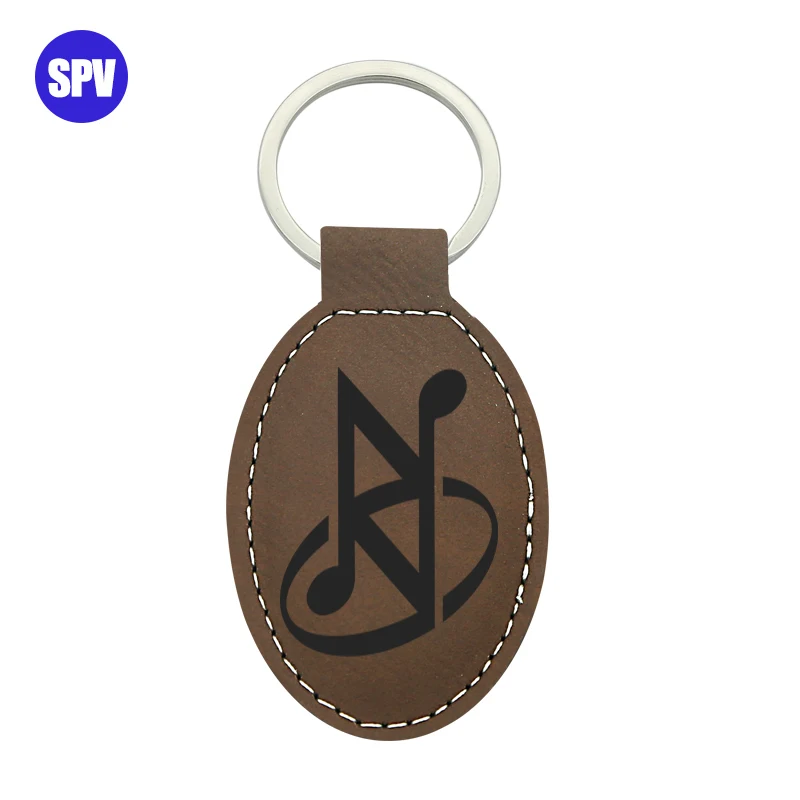 New Arrival New Arrival Laser Blanks for Co2 Laser, Pu Leather Keychain Blanks for Laser