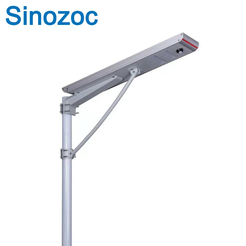 Sinozoc интегрированный уличный светильник на солнечной батарее все в одном 60 Вт для умного городского общественного освещения