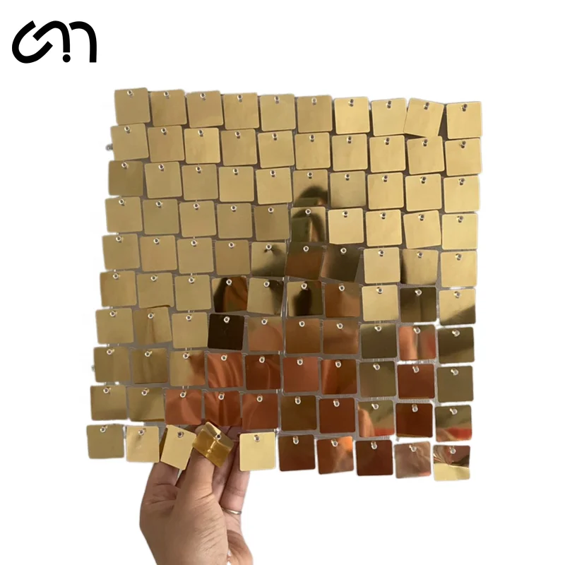 Свадебные украшения для сцены блестящие настенные