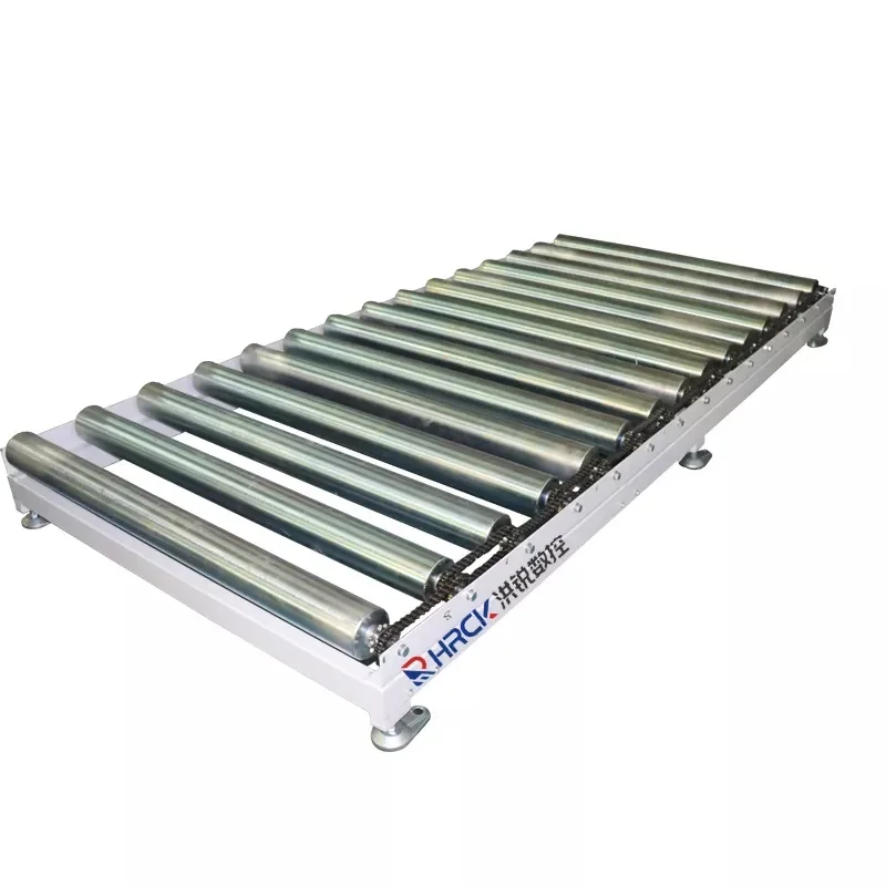 Hongrui Customized Idler Chain Roller Conveyor For Logistic Warehousing System