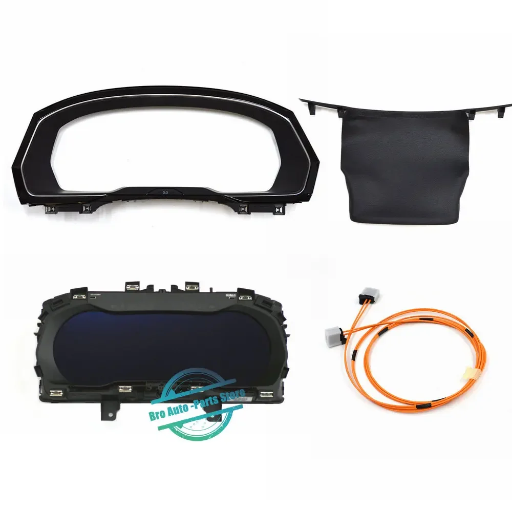 Imported Virtual Cockpit LCD Digital Instrument Panel LCD Instrument for VW Passat B8 with Frame Wire 3G0 920 791 D 3G0920791D