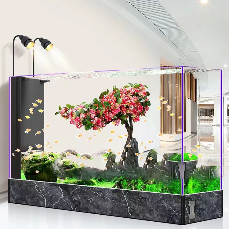 Custom Ultra Clear Glass Aquarium 500L-1500L Marine Tank