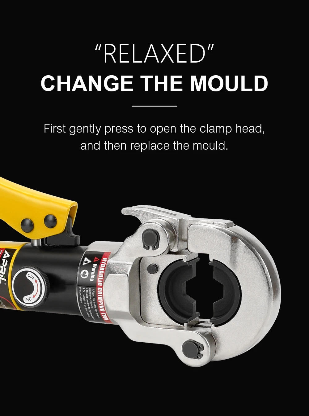 April Tech Tools APRIL GC-300 Hydraulic Manual Cable Lug Crimping Tool - 10-300mm² ...