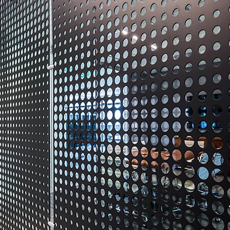 Modern House CNC Laser Cut Perforated Aluminum Facade Panel Metal Cladding Exterior Wall Panels Durable Aluminum Alloy for