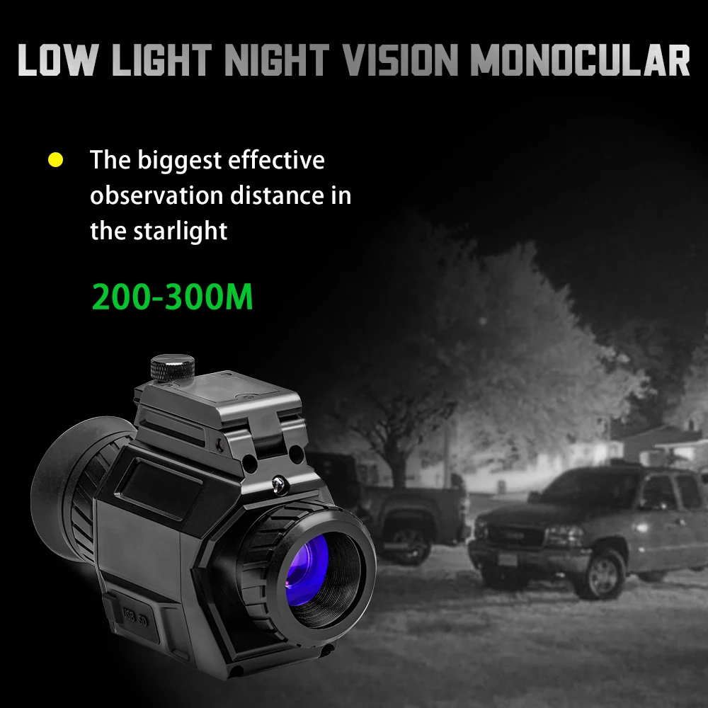 HD Helmet Nvg3rd Digital Night Vision Monocular Infrared Goggles