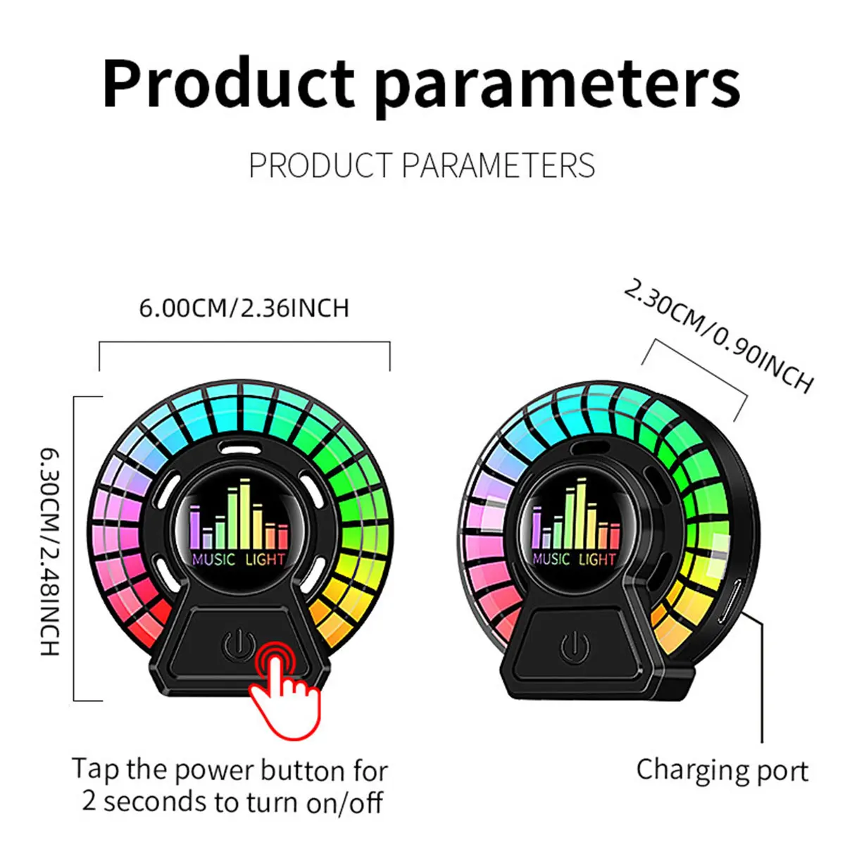 Car Aromatherapy Ambience Light Household Vibration Rhythm Light Air Outlet Voice Controlled Music Ambience Light Car Aromatherapy Ambience Light Household Vibration Rhythm Light Air Outlet Voice Controlled Music Ambience Light