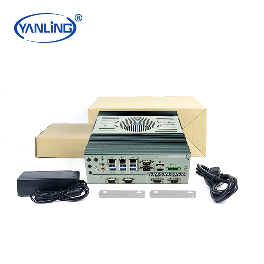 Portable Rugged Industrial Computer with Ubuntu OS IoT Edge Computing Multi-Expansion Features in Stock
