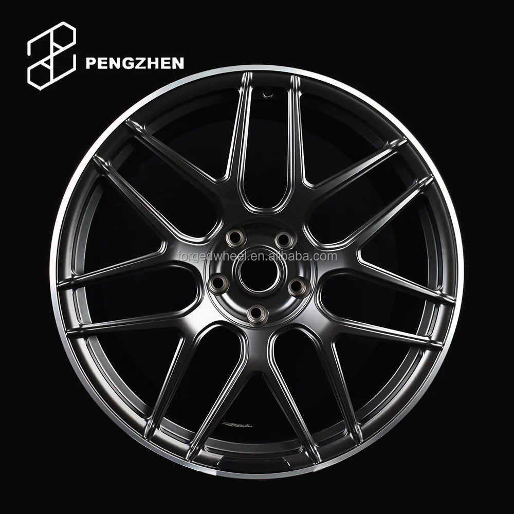 Pengzhen OEM Design Black Matte R22 Rims for S Class AMG