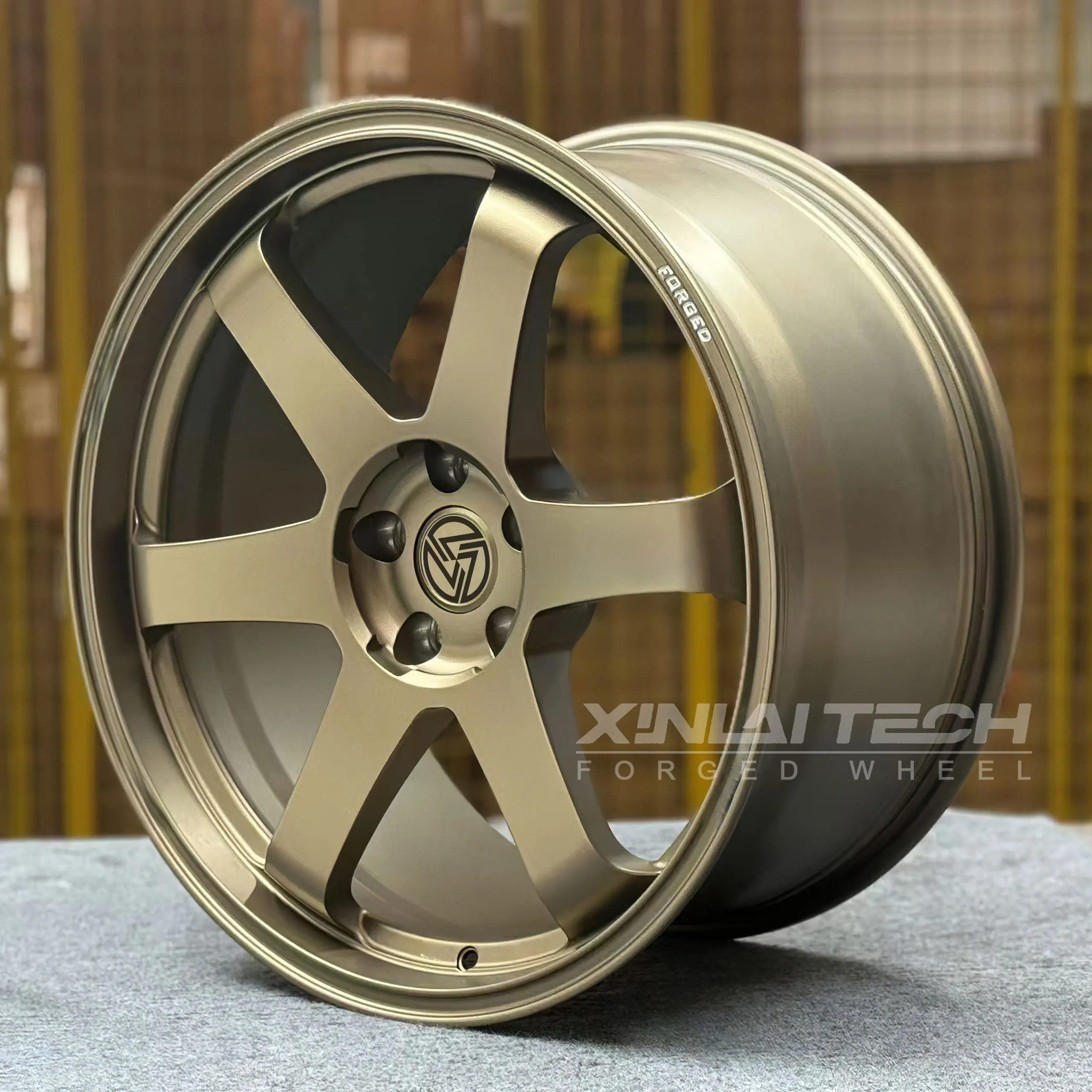 XL 1-Piece Monoblock Bronze Custom Forged Wheel 5x114.3 5x120 5x112 Racing Car Wheels for bmw audi benz Jdm Car Wheels - Image 2