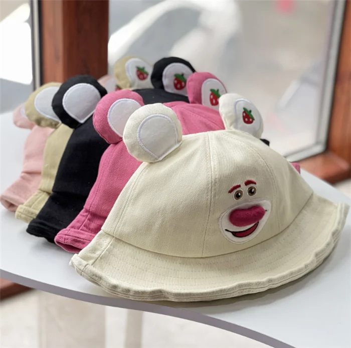 [ LMC]★BEAR CREST ROUND BUCKET HAT LMC