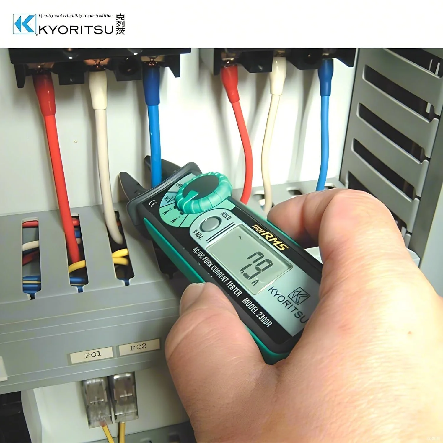 KYORITSU 2300R True RMS Fork Current Tester Meter KEW2300R