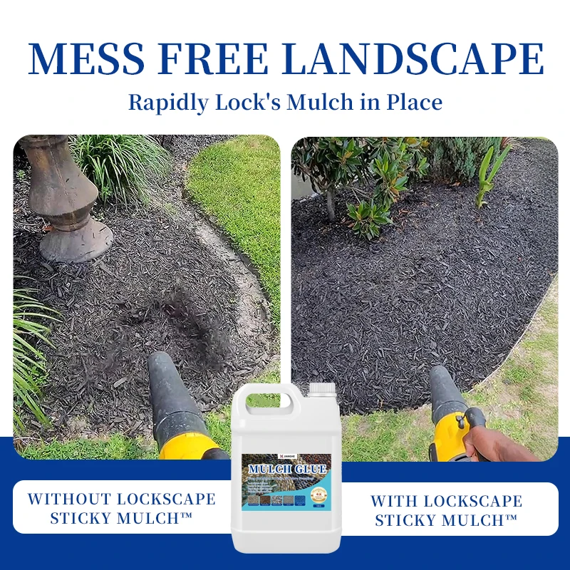 Non-Toxic Safe Fast Drying Super Adhesive Spray Strong Stabilizing Glue Rock Bond Pea Gravel Mulch Glue