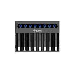Wholesales Eizfan M8 Universal Battery Charger 18650 battery charger for 1.2V 3.6V 3.7V  Rechargeable Battery  with 8 Slots