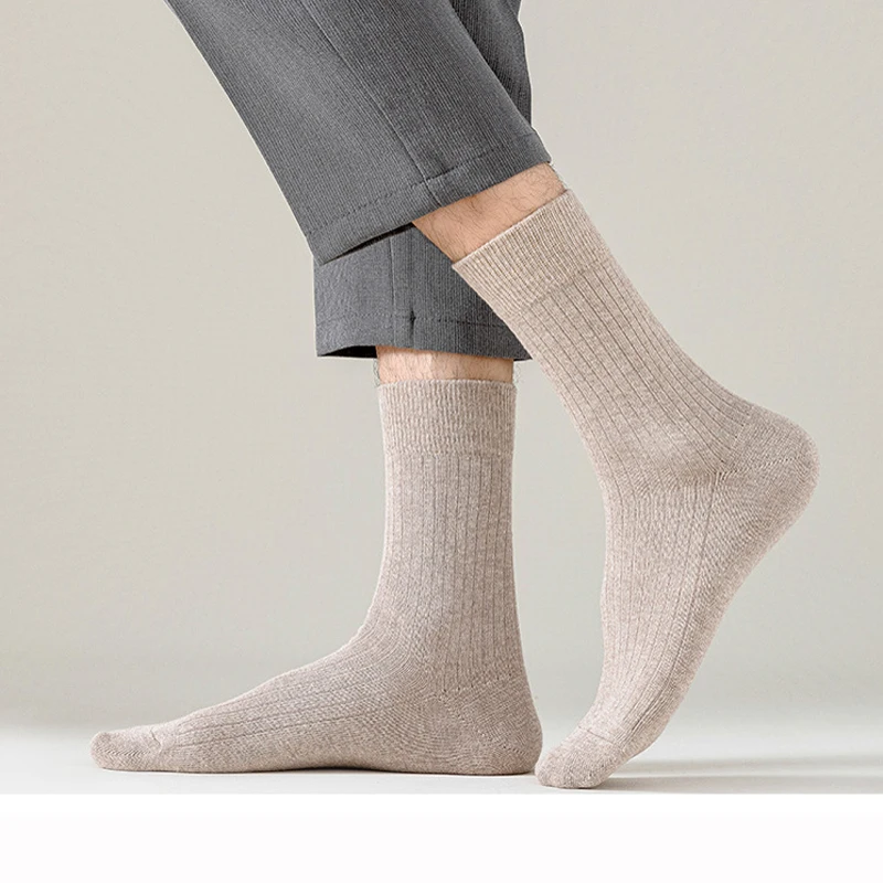 Men Dress Socks Classic - High Quality Ribbed Solid Color Men Dress Socks Classic - High Quality Ribbed Solid Color