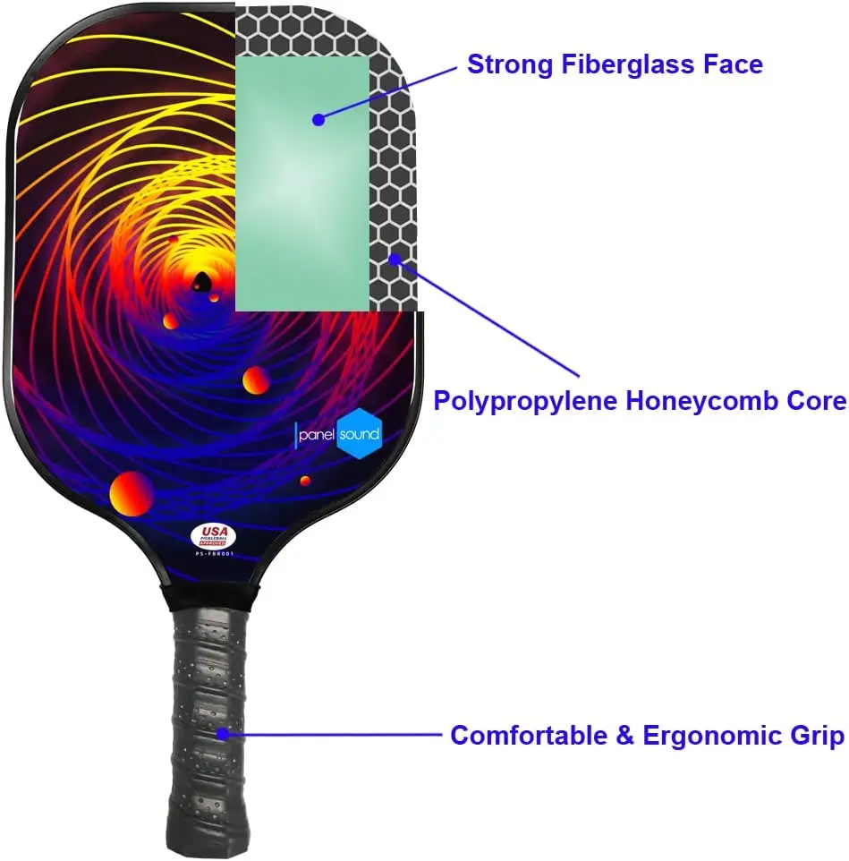 Usapa Toray T700 Carbon Fiber Pickleball Paddle With For Us