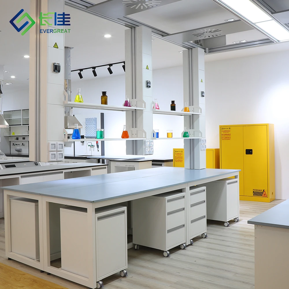 ESD Workbench Lab Bench Electronic Work Table Lab Furniture Anti-static Adjustable Workbench Lab Workbench