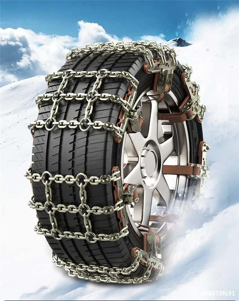 Anti Slip Tire Chain Snow Skid Chains For Cars Galvanized Snow Tire Chains Steel For Antiskid