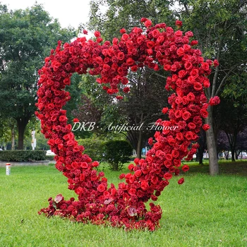 Dkb Wedding Arch Background Arch Stage Props Decor Flower Stand Heart ...