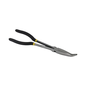 OEM Customizable Auto Repair Plier with Soft Grip Plastic Handle Straight Head Extension Tongs Tool Steel Tool