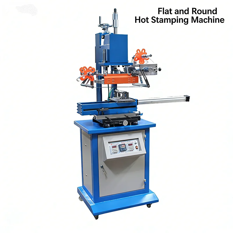 TEBAK 210 Pneumatic Flat & Automatic Roll Paper Hot Stamping Machine | Gift Box, Calendar & Sticker Creasing