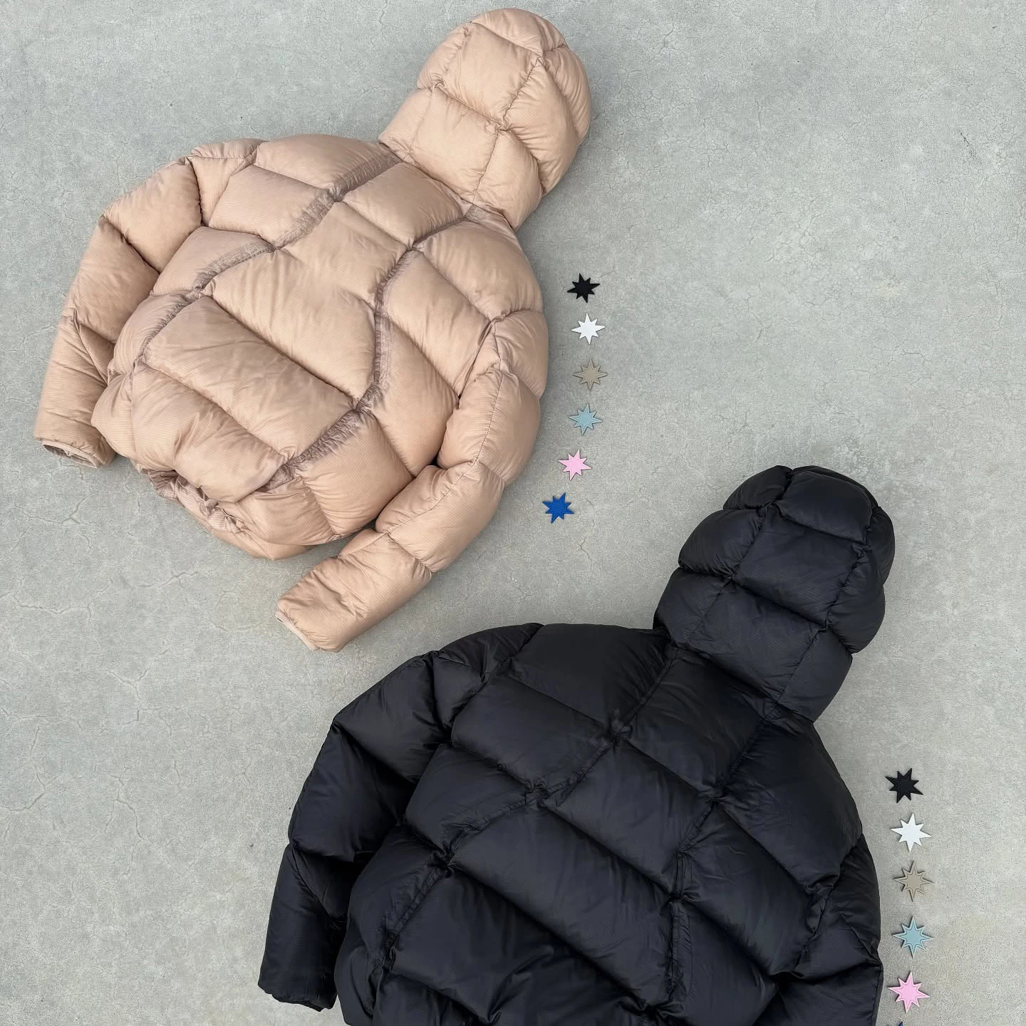 OEM Winter Clothes Custom Casual Winter Down Goose Down Puffer Jacket Men Bubble Puffer Jackets Men Shiny Fashion Puffer Jackets gallery 4