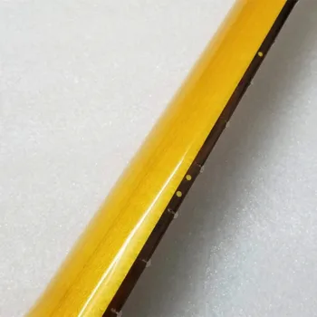 Manico Per Chitarra Baritona 27 Pollici – Yinfente – 22 Tasti, Tastiera Acero Con Intarsi A Blocco – Non Finito