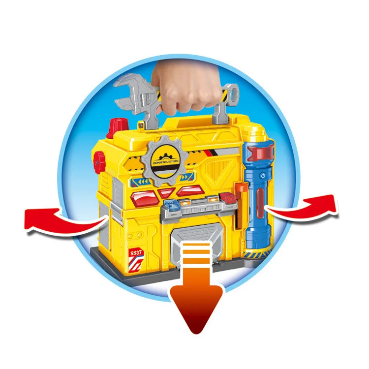 Kids Pretend Play Engineering Construction Repair Shops Toy Car Washing