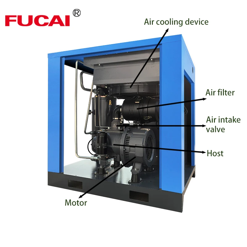 Low Noise Good Price Good Selling Unique Design 40hp 30kw Screw air  Compressor