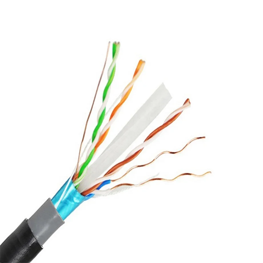 CAT6 UTP FTP SFTP Outdoor Network Cable 305m 1000ft 4pr 23awg BC CCA Cat6 Cat6e Cat6a Lan Ethernet Cable Communication Cables