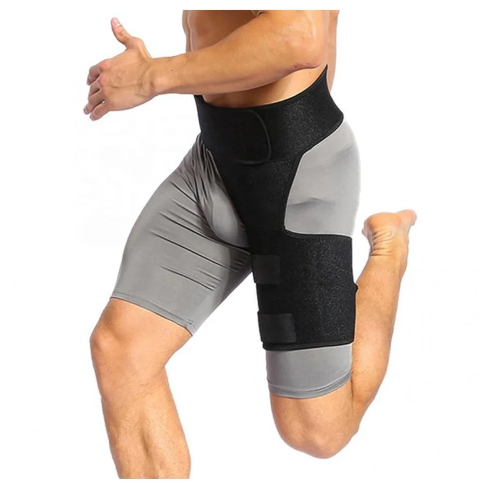 Compression Brace for Hip Sciatica Nerve Pain Relief Thigh Hamstring, Quadriceps, Hip Strap Sciatica Brace SI Belt for Men Women