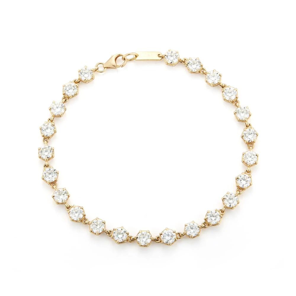 Bracelet À Breloque En Diamant Lancanite,Nouveau,Bijou De Couleur Unie Et  Jaune,0,5 Ct,5mm,10k,En Cadeau - Buy Bracelet À Breloques,Bracelet En  Silicone,Bracelet Personnalisé Product on Alibaba.com
