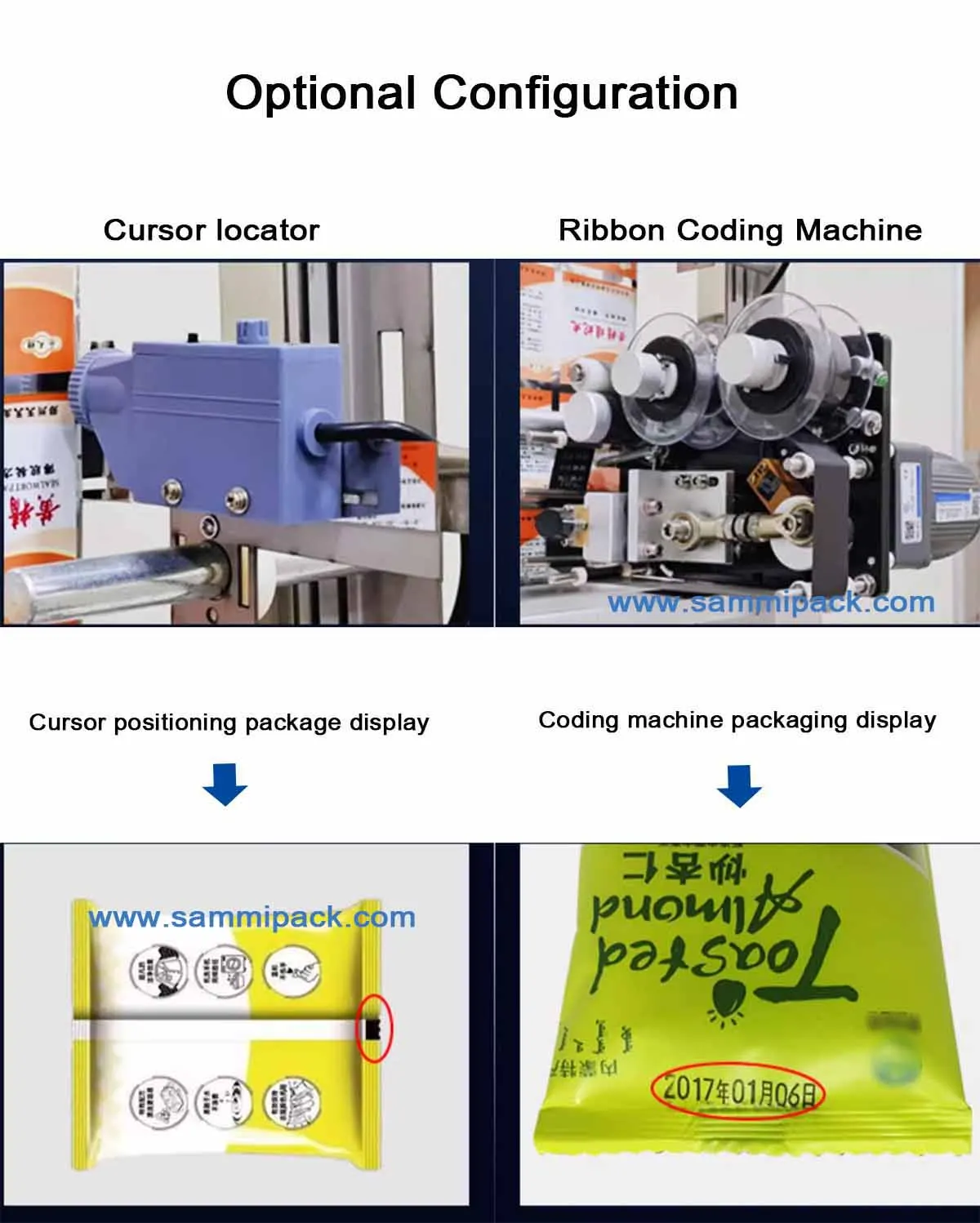 Automatic Bean Bagging 1kg Rice Salt Bag Packing Machine 5