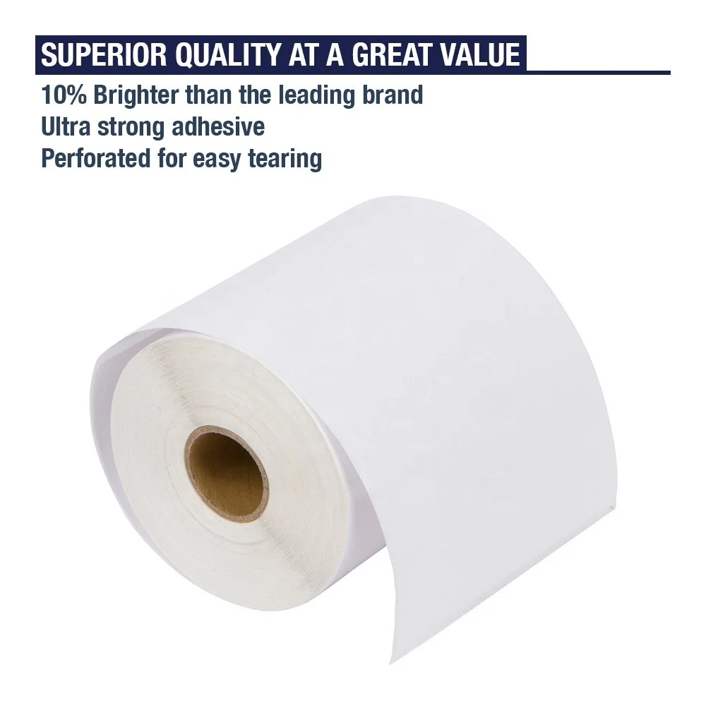 Rotoli Etichette Dymo 4XL 12 Rotoli Di Etichette Termiche Dirette 4x6 Pollici, 220 Per Rotolo, Compatibili Solo Con Stampante Dymo 4XL - Totale 2640 Etichette 12 Rotoli 220 Etichette - Foto 9