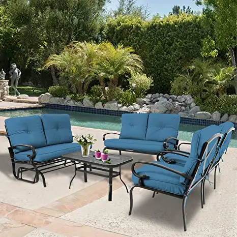 6 seat patio conversation set